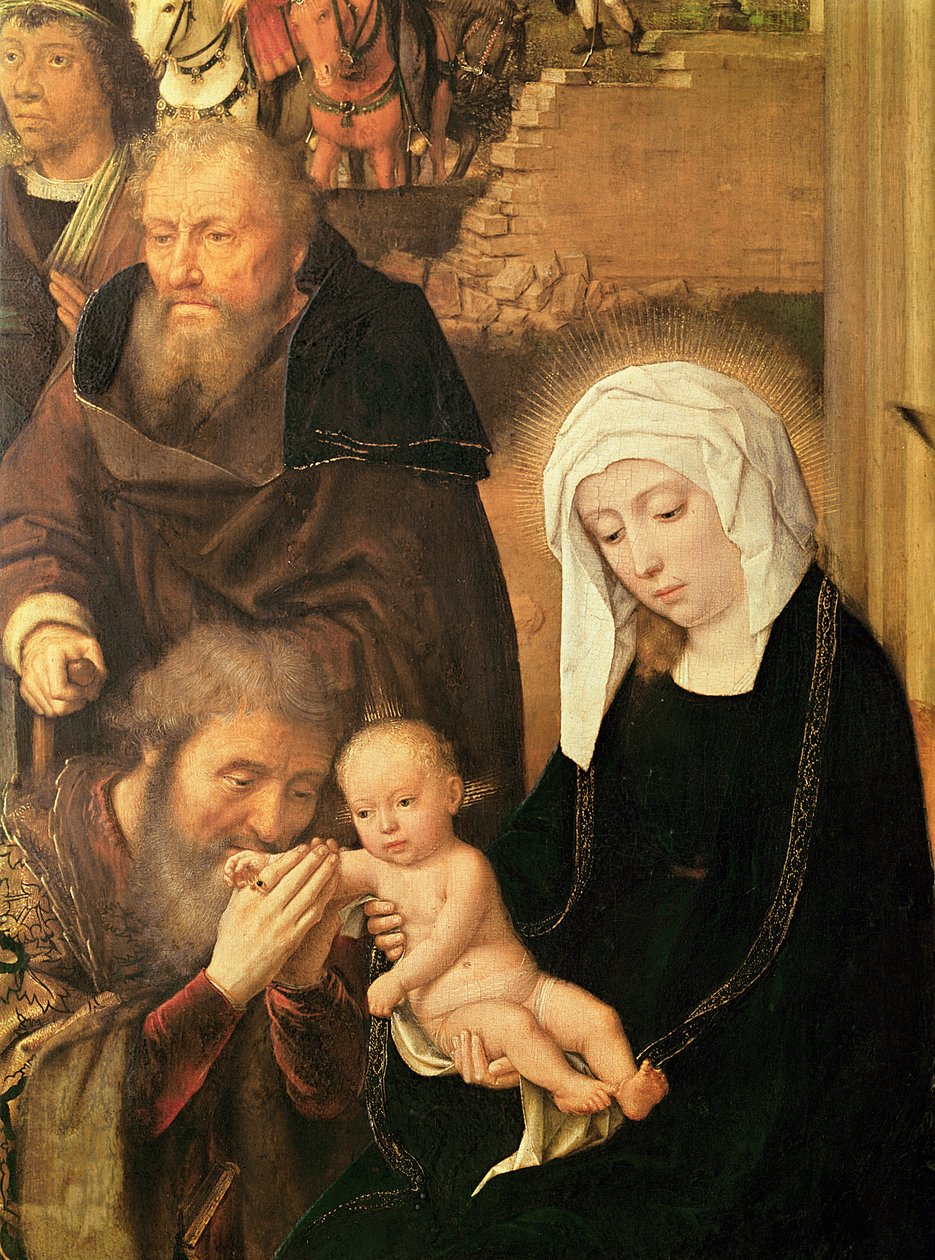 La adoración de los magos de Gerard David