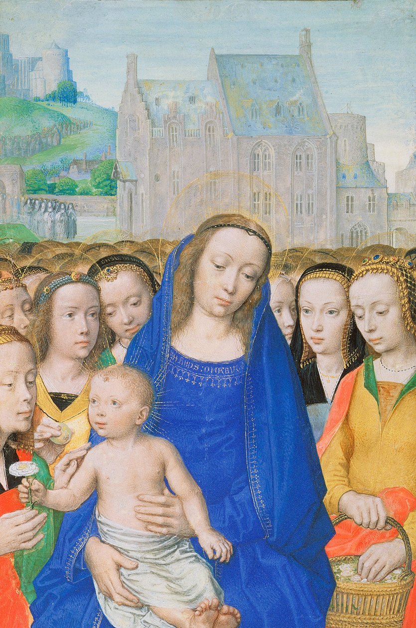 Virgen y Niño con santas mujeres de Gerard David