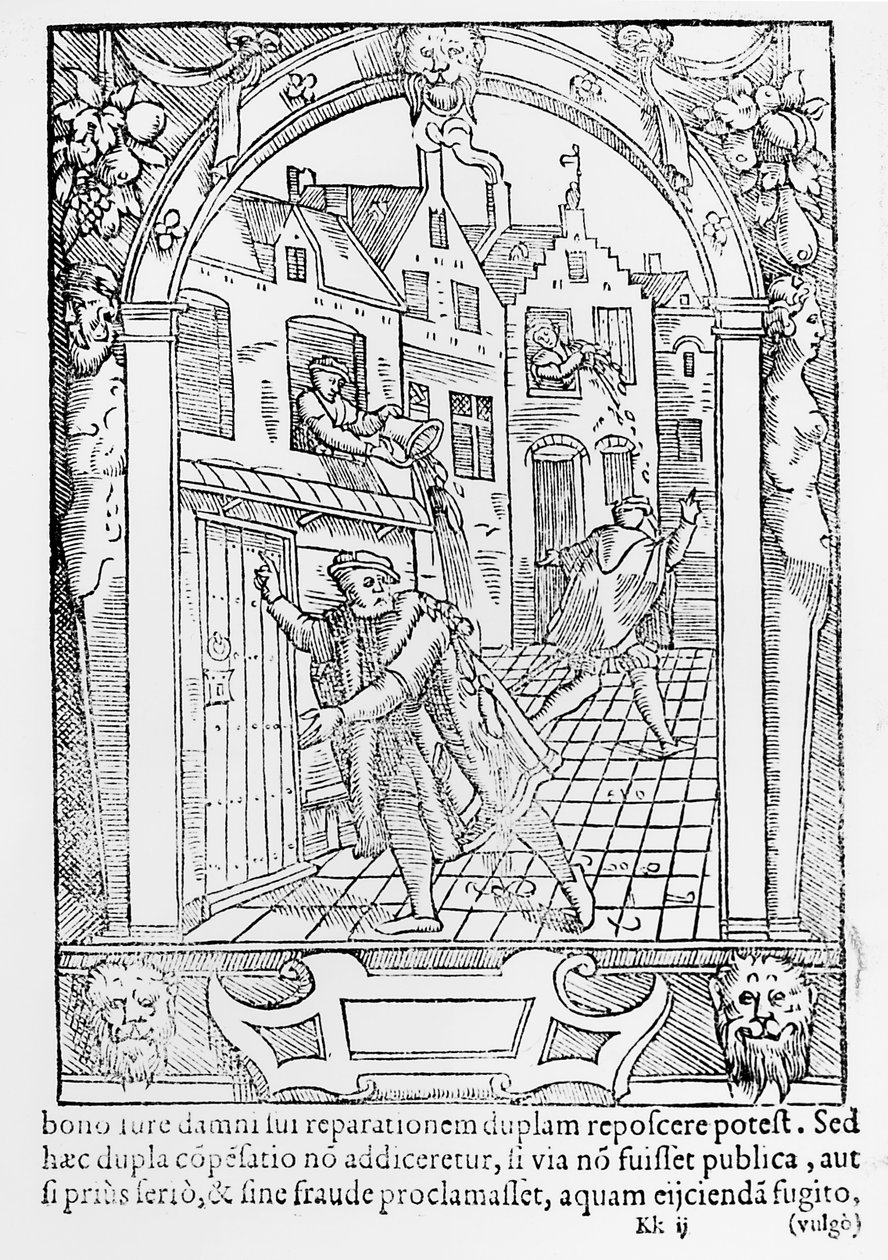 Crimen callejero, 1554 de Gerard de Jode