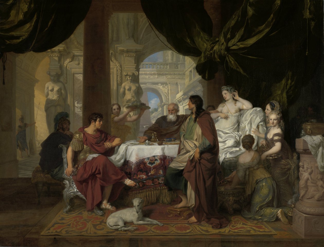 El banquete de Cleopatra, c.1675-80 de Gerard de Lairesse
