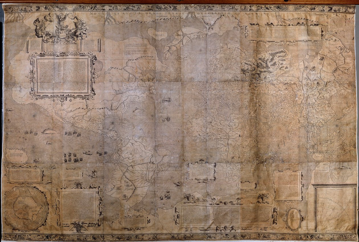 Mapa geográfico del mundo de Gerard (after) Mercator