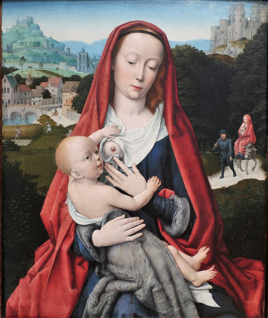 1490 Gerard David Maria con el niño de Gerard David