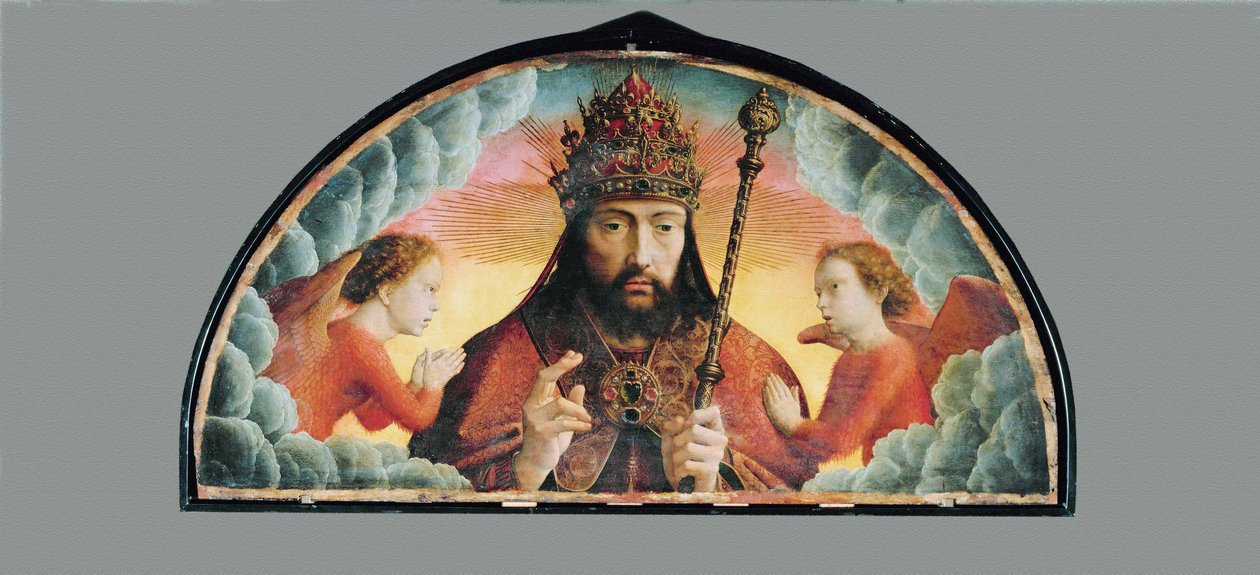Dieu Pere benissant - Dios Padre dando su ... de Gerard David