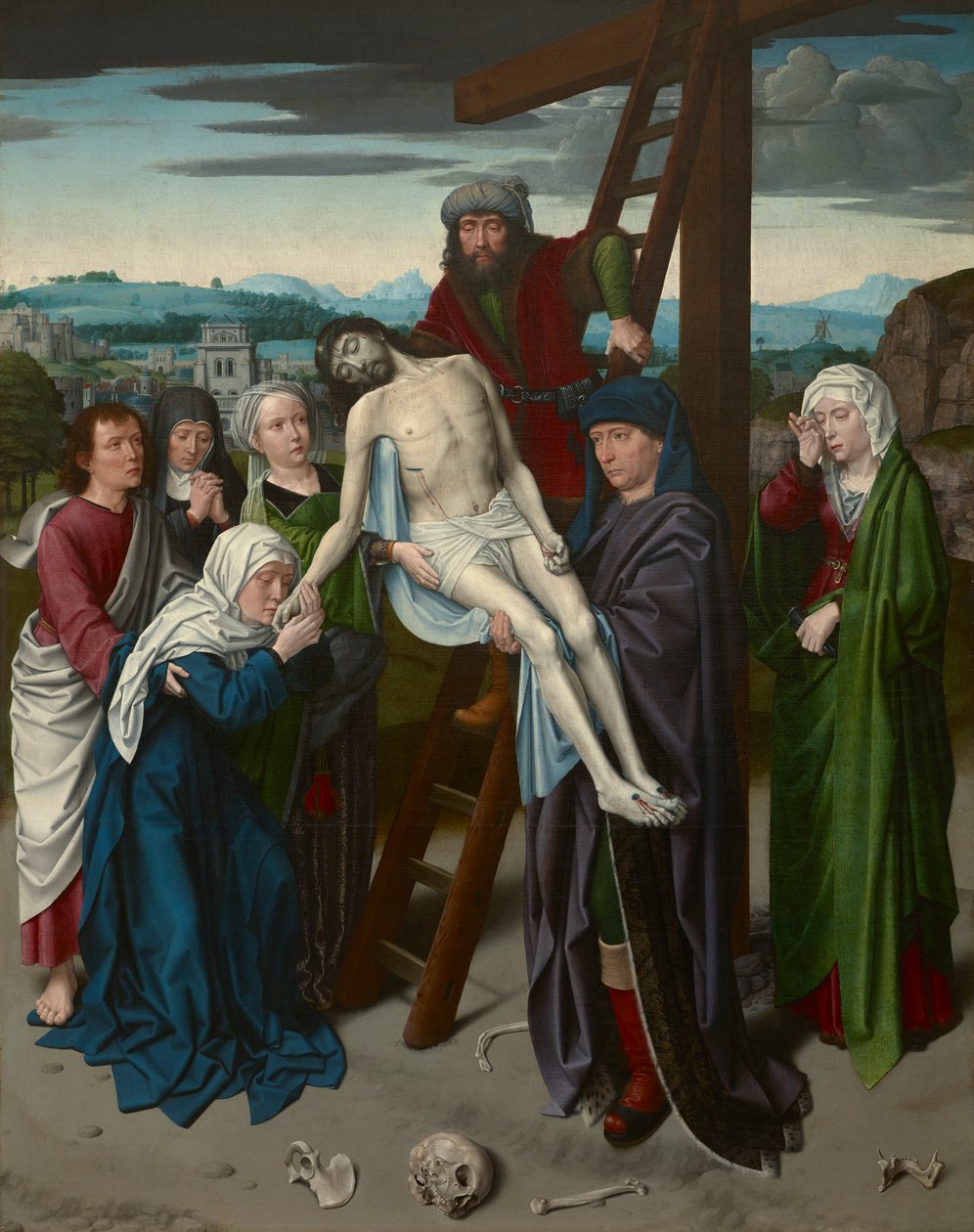 Holandés: La Deposición de la Cruz de Gerard David