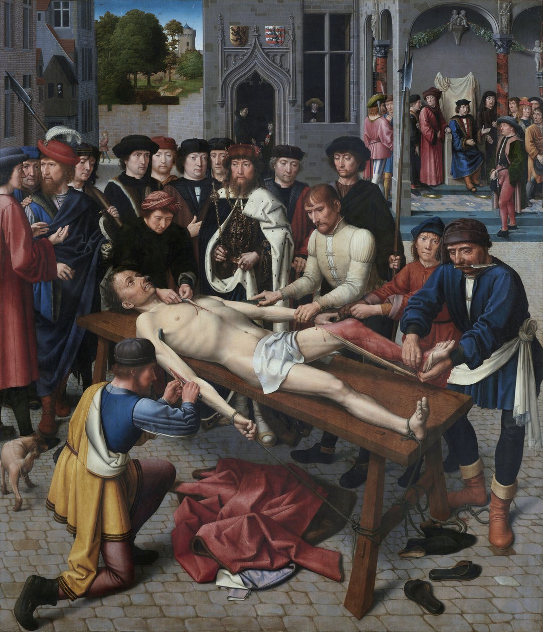 Holandés: El juicio de Cambises: el desollamiento de Sisamnes El juicio de Cambises: El desollamiento de Sisamnes de Gerard David