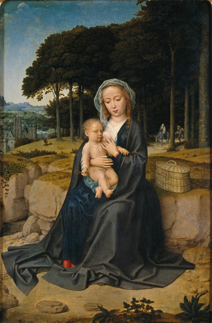 Descanso en el vuelo a Egipto de Gerard David