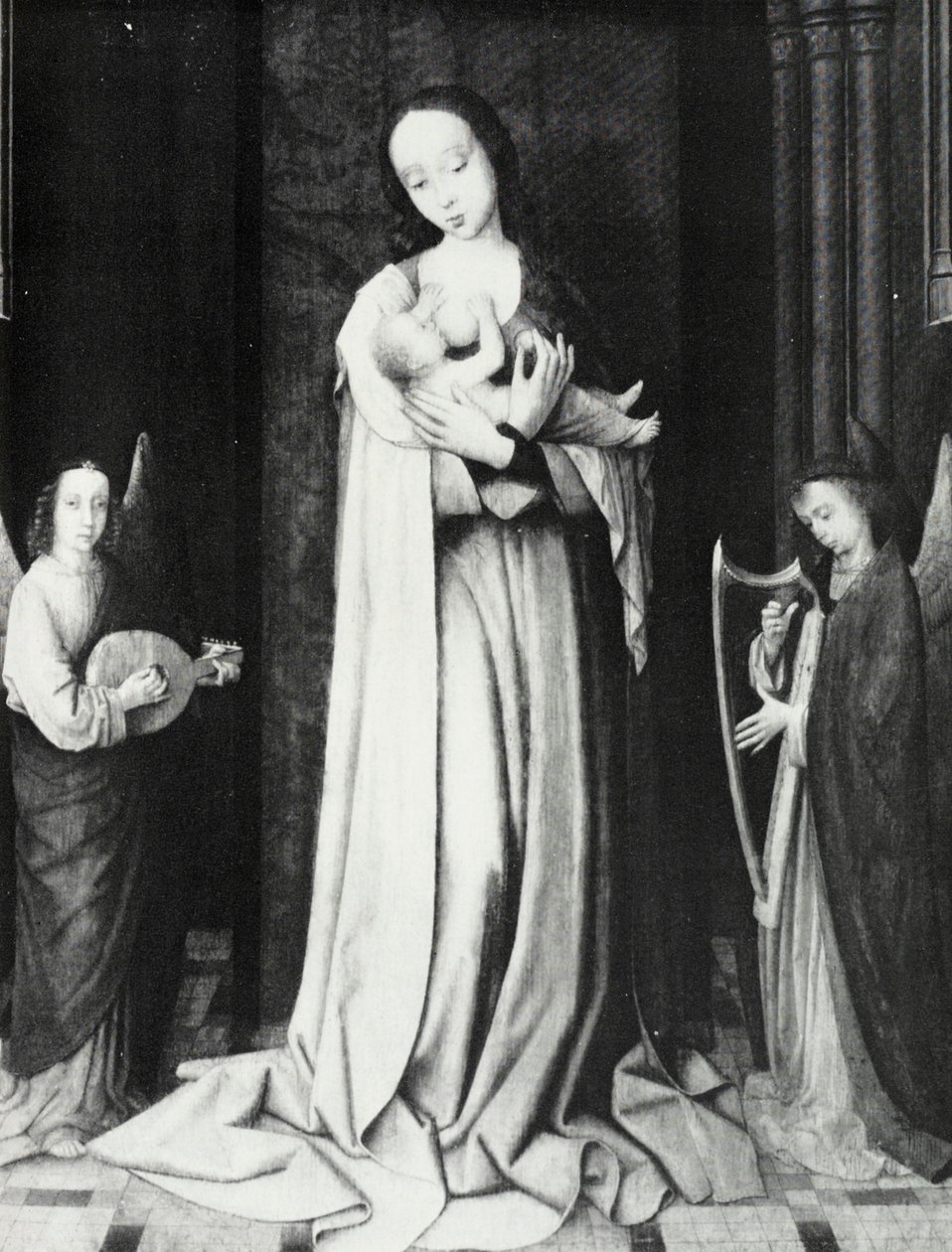 Virgen en el ábside de Gerard David