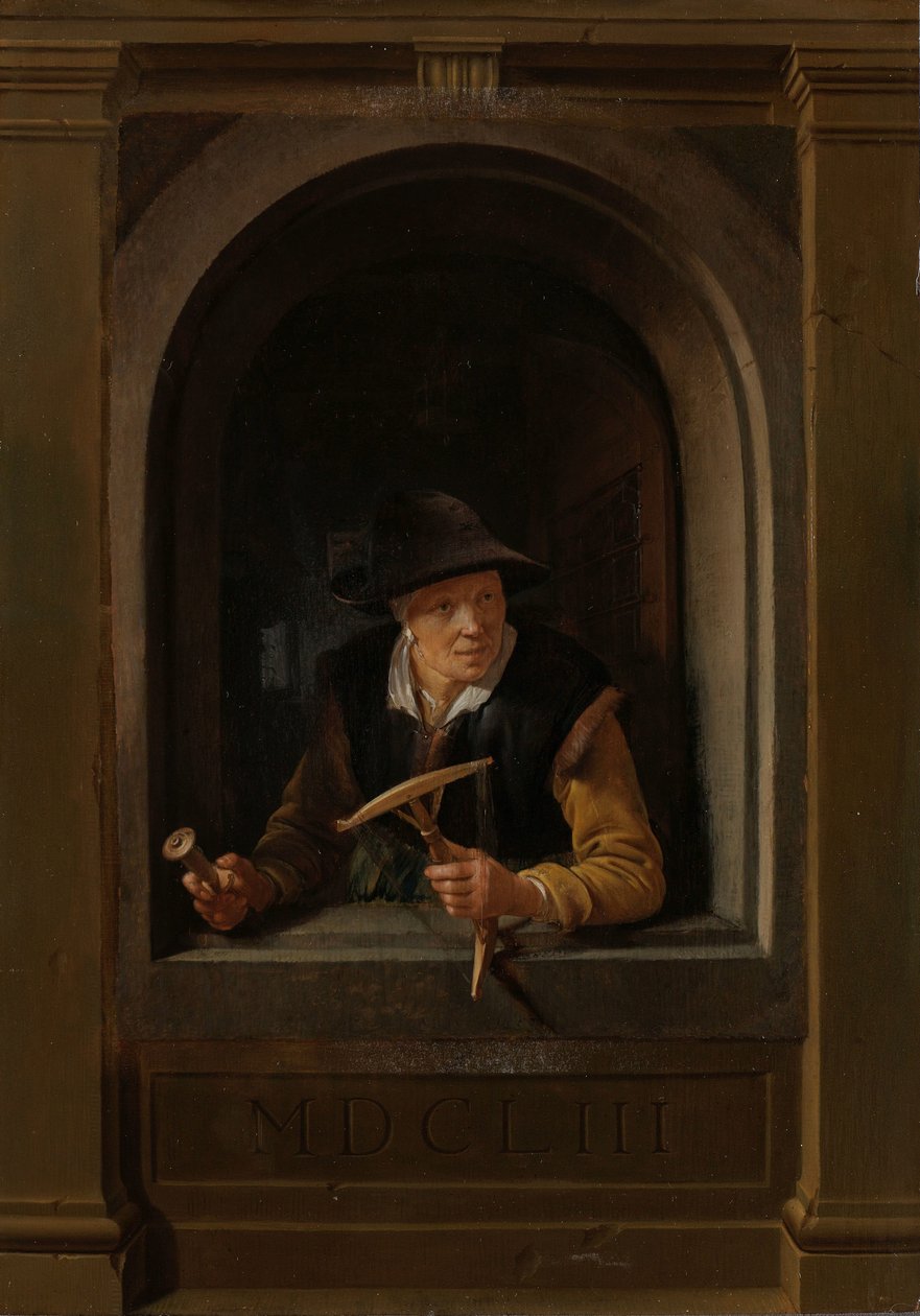 La mujer del pescador de Gerrit Dou