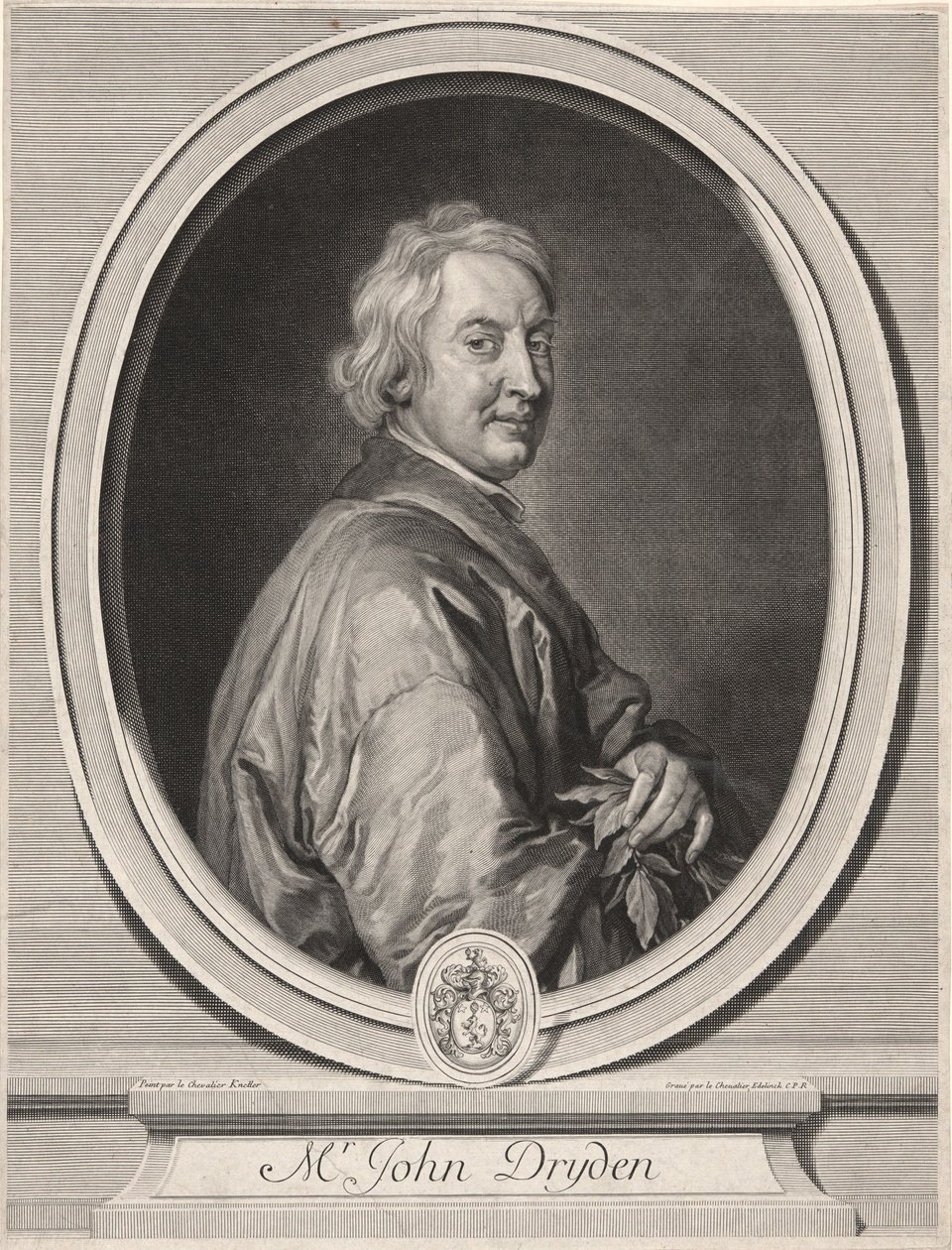 John Dryden (1631-1707) de Gérard Edelinck