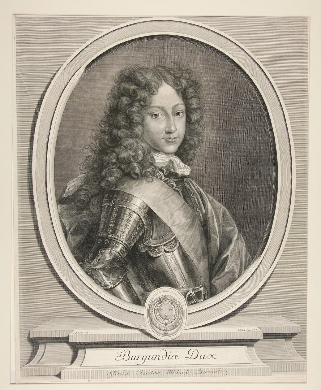 Luis, duque de Borgoña (1682-1712) de Gérard Edelinck