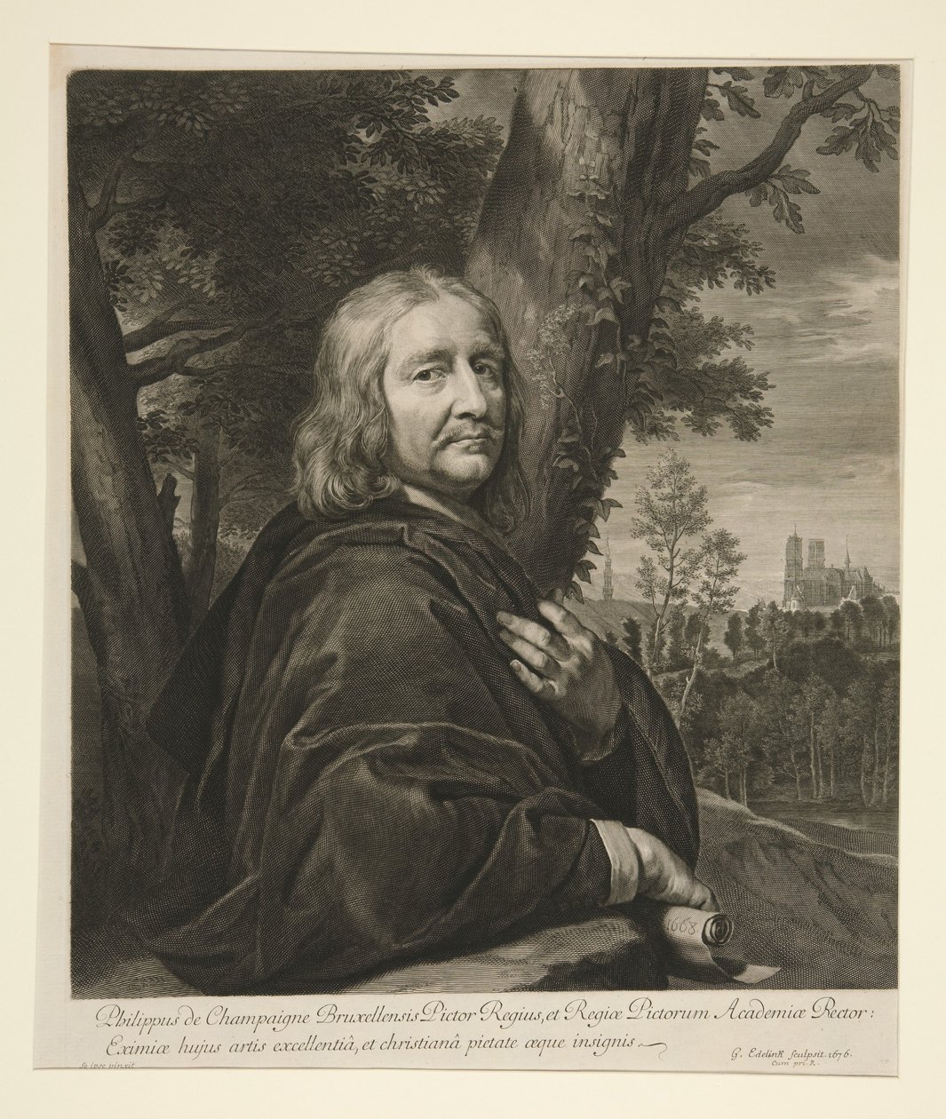 Philippe de Champaigne de Gérard Edelinck