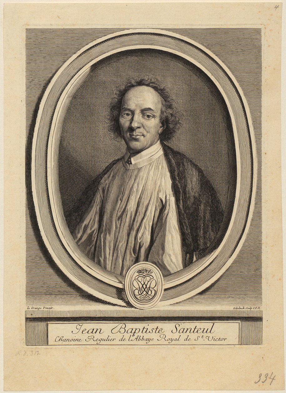 Retrato de Jacques Sarrazin de Gérard Edelinck