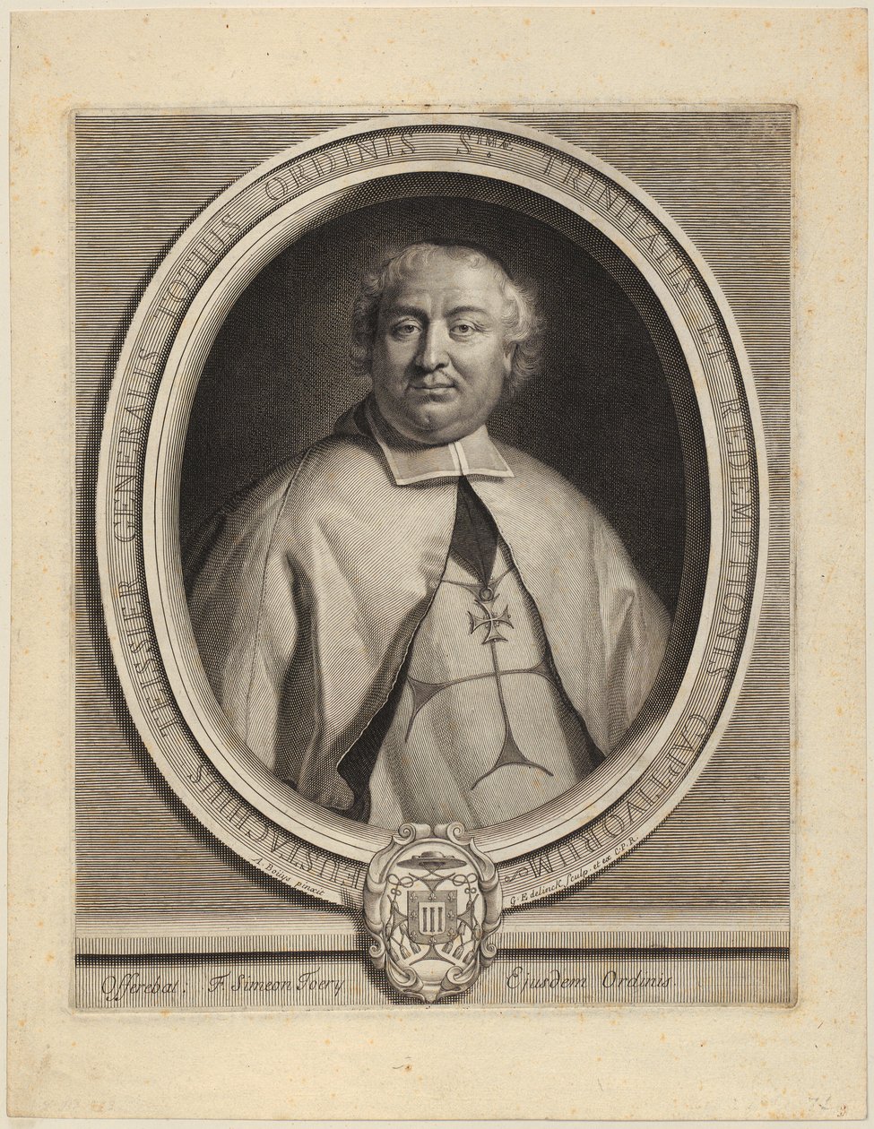 Retrato de Nicolas Parfaict de Gérard Edelinck