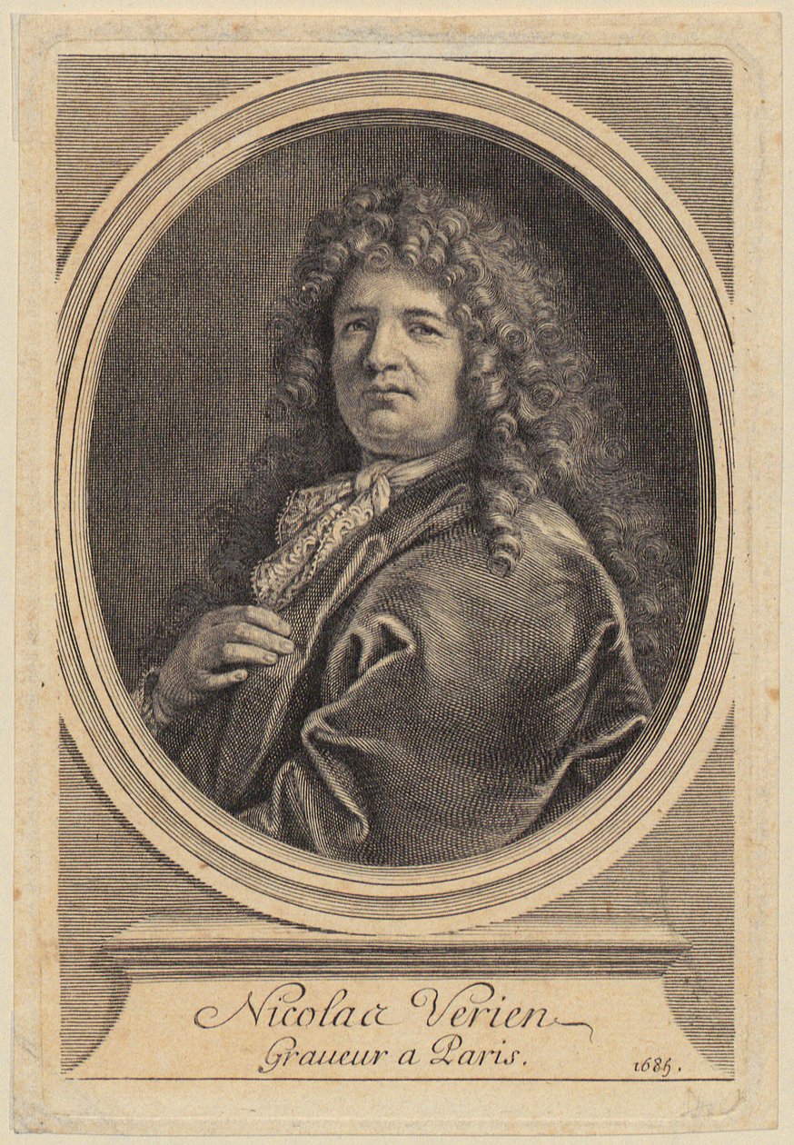 Retrato de Nicolas Verien de Gérard Edelinck