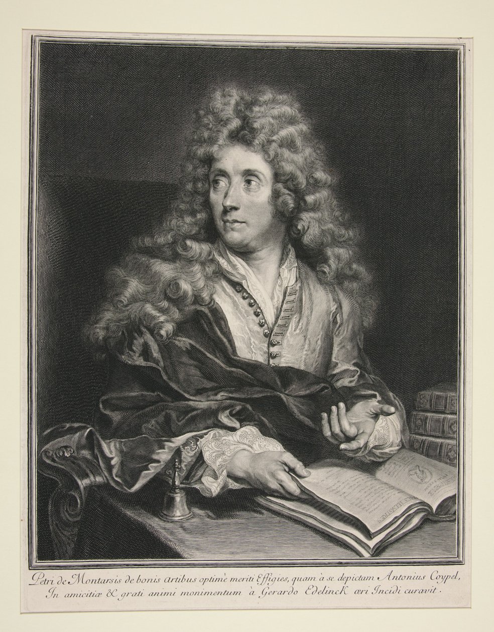 Retrato de Antoine Coypel de Gérard Edelinck