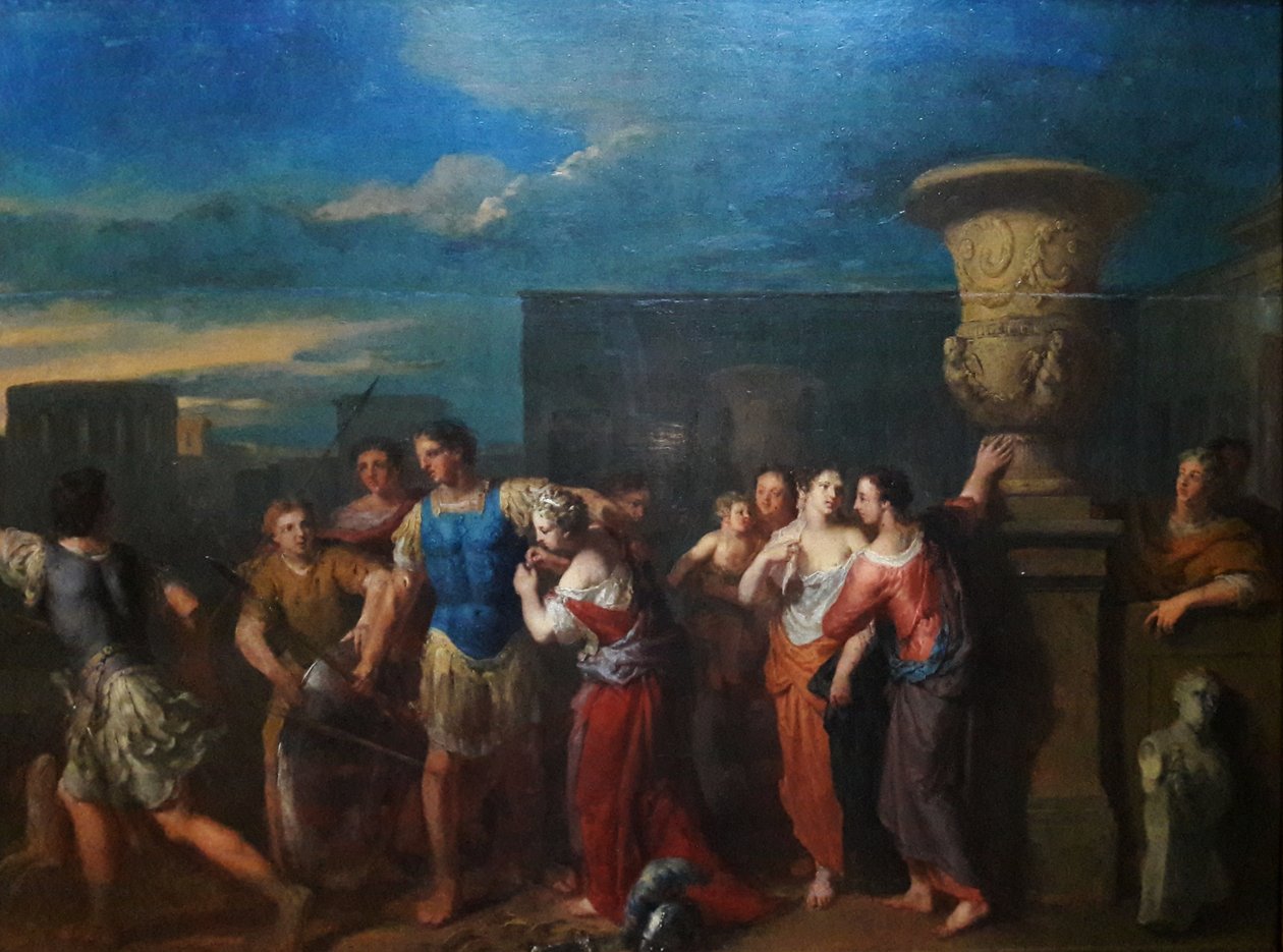 Escena de la Antigüedad clásica. de Gerard Hoet