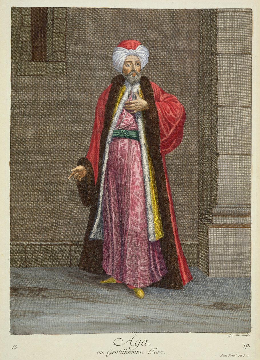 Aga, o caballero turco de Gerard Jean Baptiste Scotin