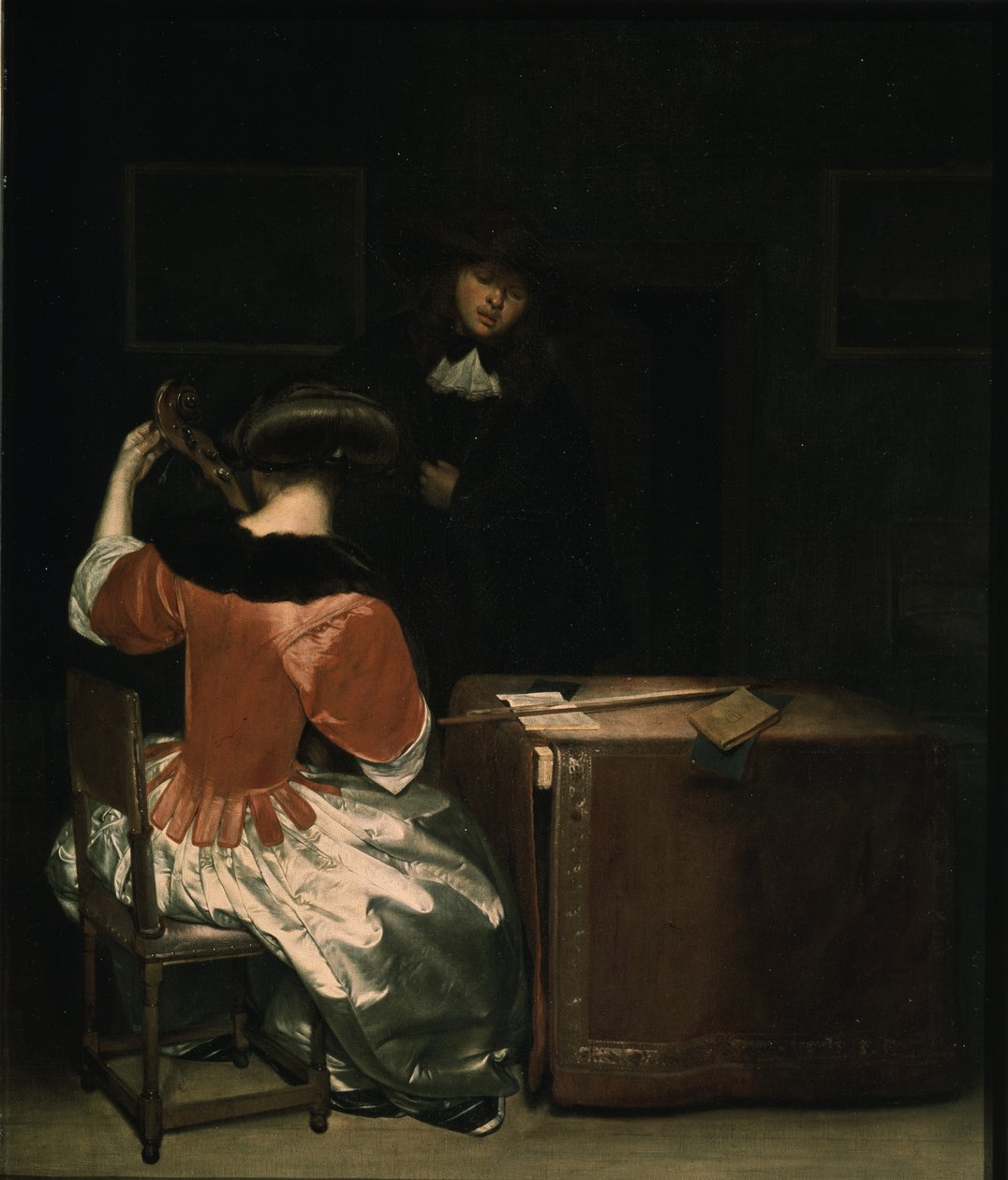 La lección de música de Gerard, Ter Borch