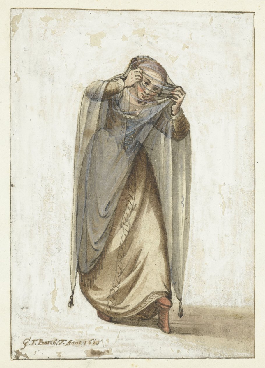 Cortesana veneciana de Gerard ter Borch