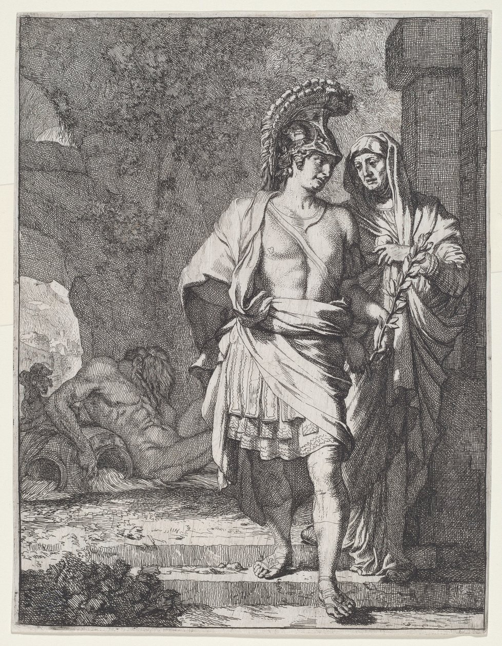 Eneas y la Sibila de Gerard de Lairesse