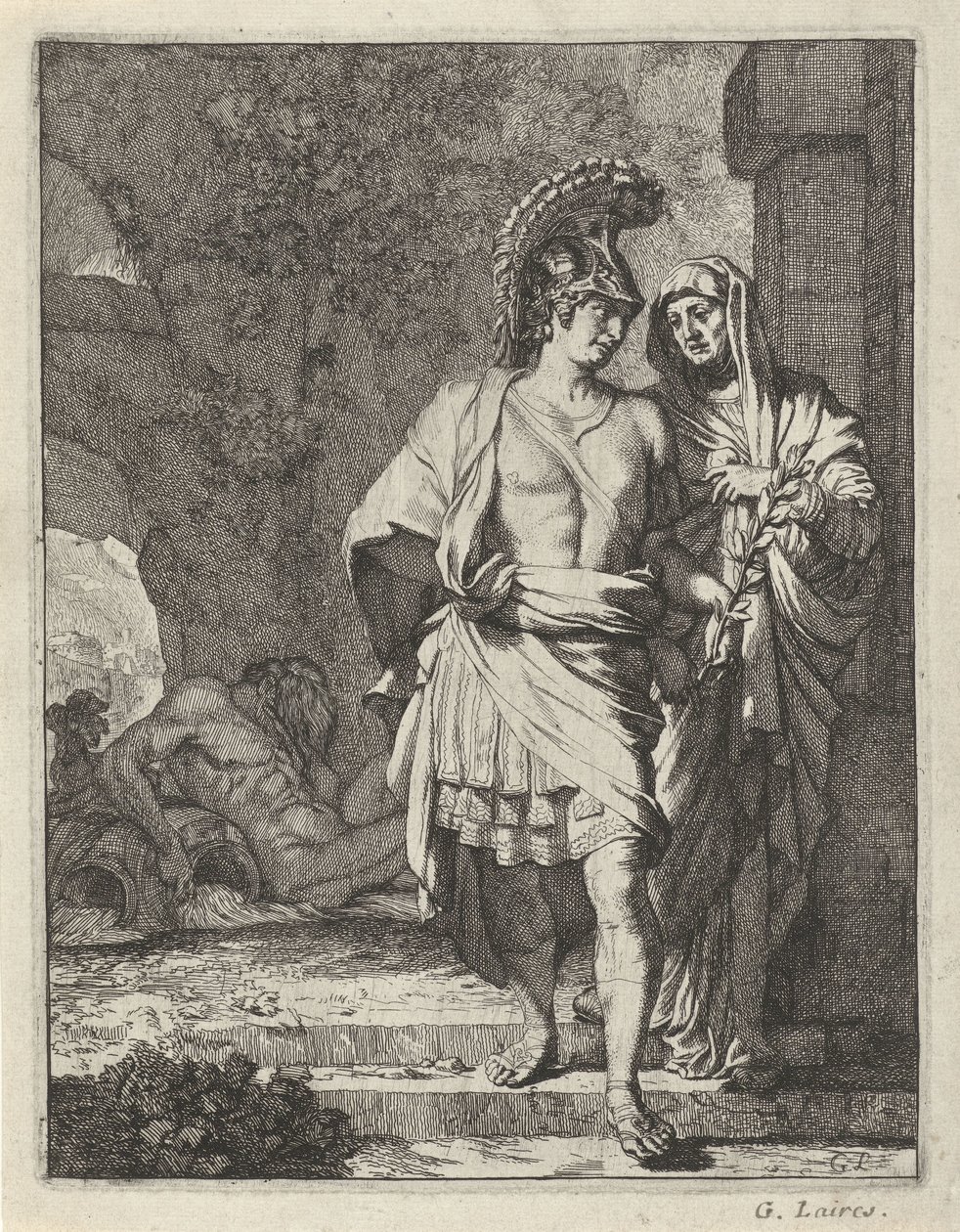Eneas y de Sibille van Cumae de Gerard de Lairesse