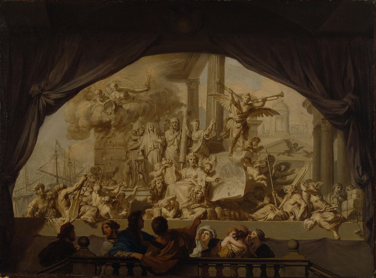 Alegoría de la fama de Ámsterdam de Gerard de Lairesse