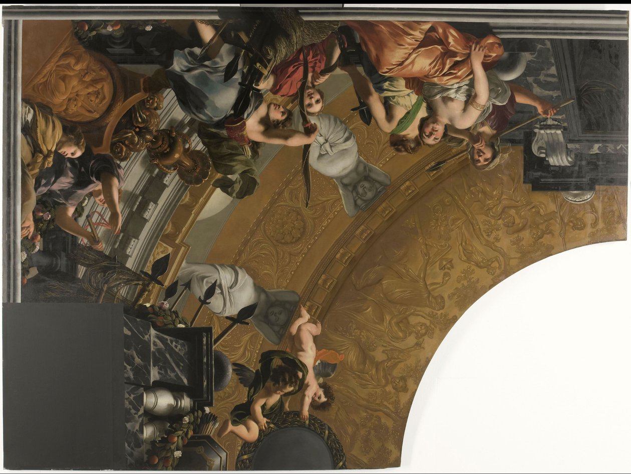 Techo con representación de Diana y sus acompañantes de Gerard de Lairesse