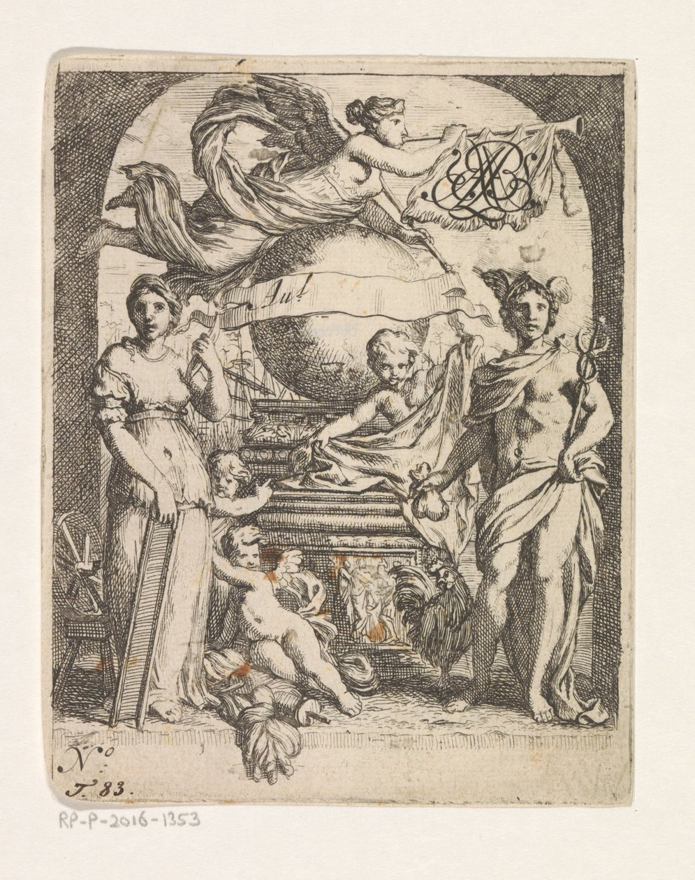 Mercurio y el arte de tejer de Gerard de Lairesse