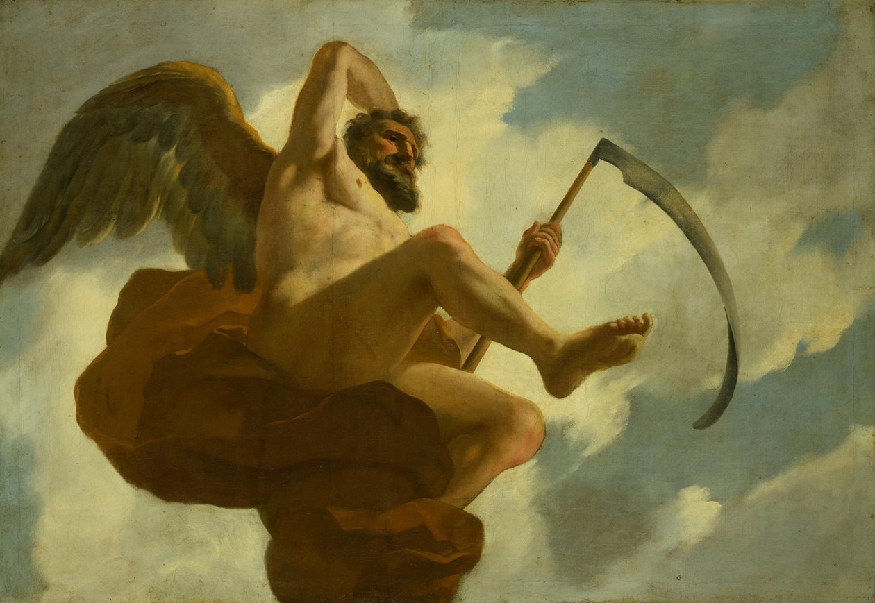 Saturno: Representación alegórica del cuidado de los leprosos y los ingenuos de Gerard de Lairesse