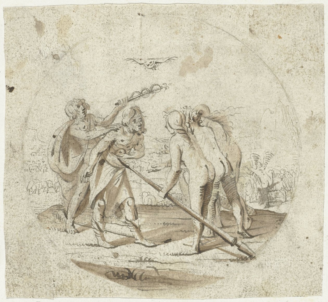 El juicio de París de Gerard ter Borch (I) (possibly)