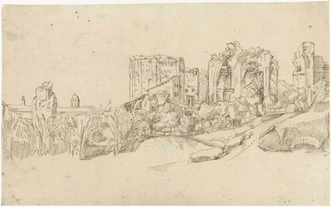 Ruinas de las Termas de Trajano de Gerard ter Borch (II)