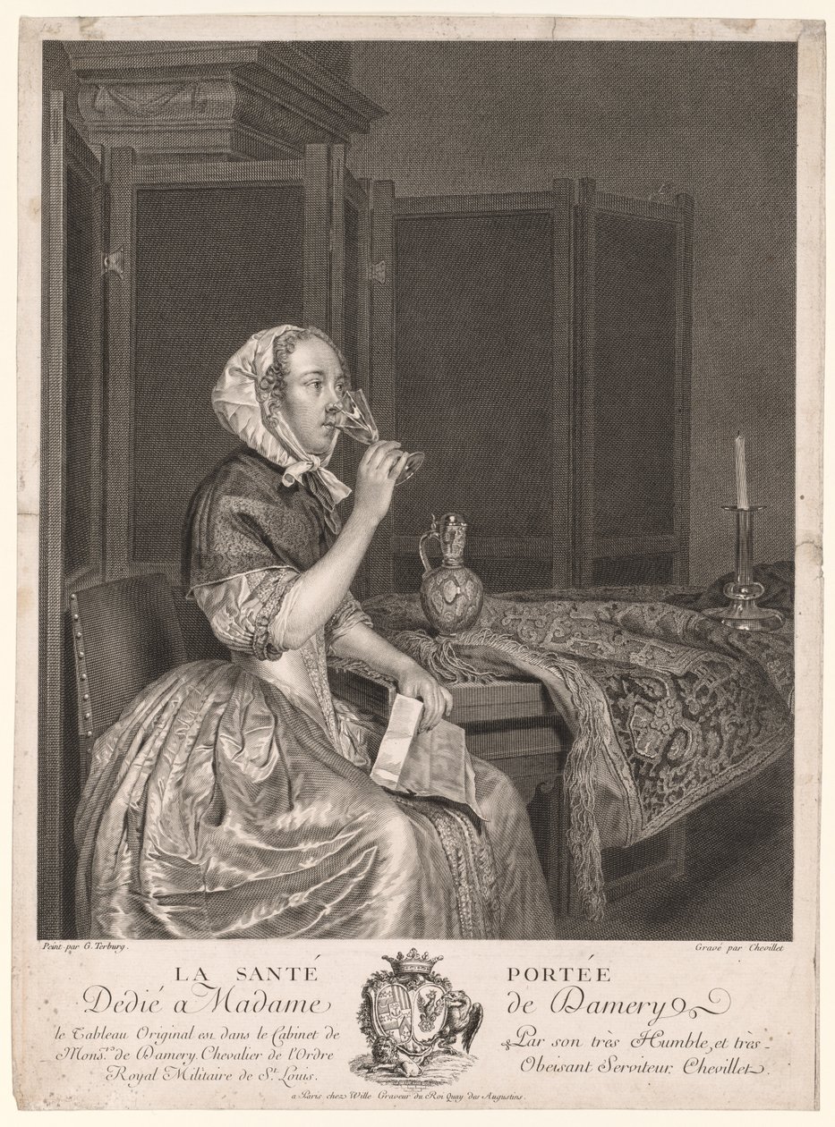 Brindando de Gerard ter Borch
