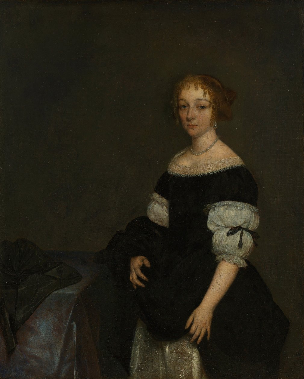 Retrato de Aletta Pancras (1649-1707). de Gerard ter Borch