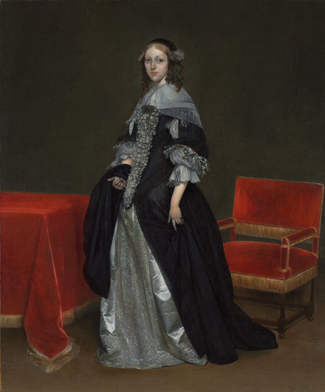 Retrato de una mujer, c. 1665 de Gerard ter Borch