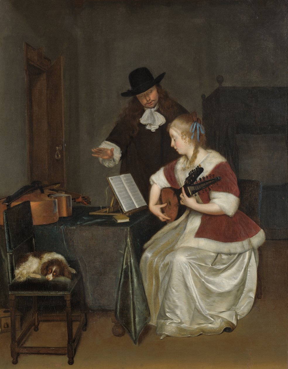 La lección de música de Gerard ter Borch