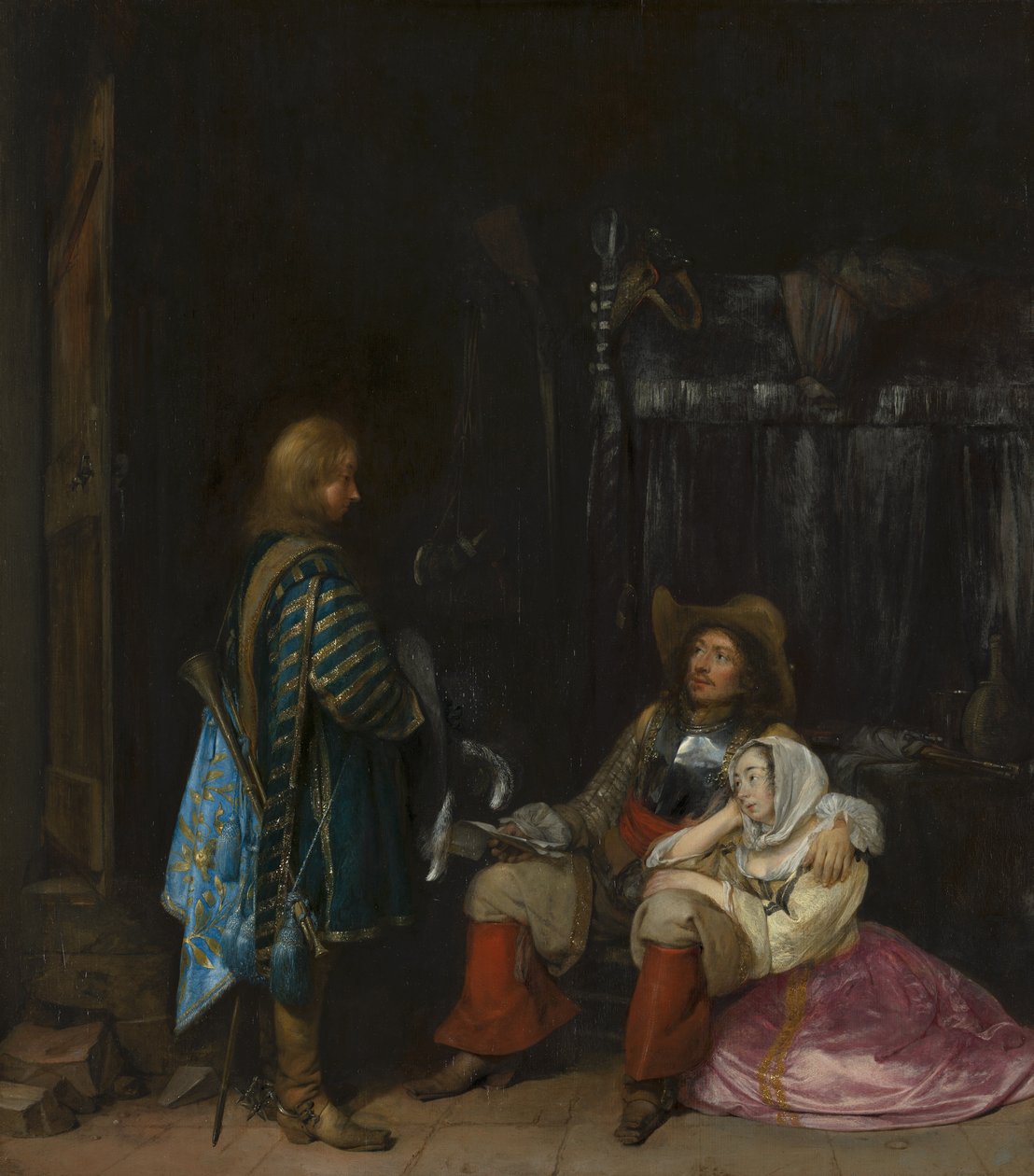 El mensajero de Gerard ter Borch