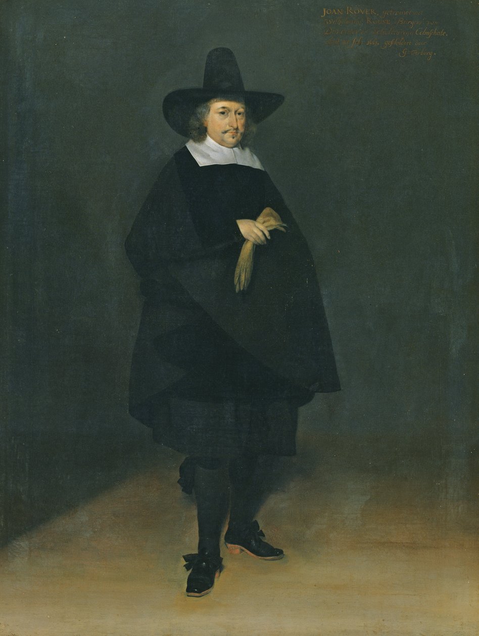 Retrato del Burgomaestre Jan Roever (1610-61) de Gerard ter Borch