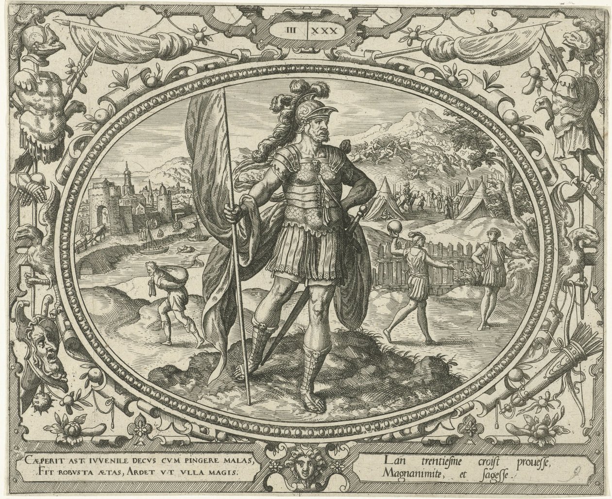 Hombre a la edad de treinta Diez edades del hombre (título de la serie) de Gerard van Groeningen