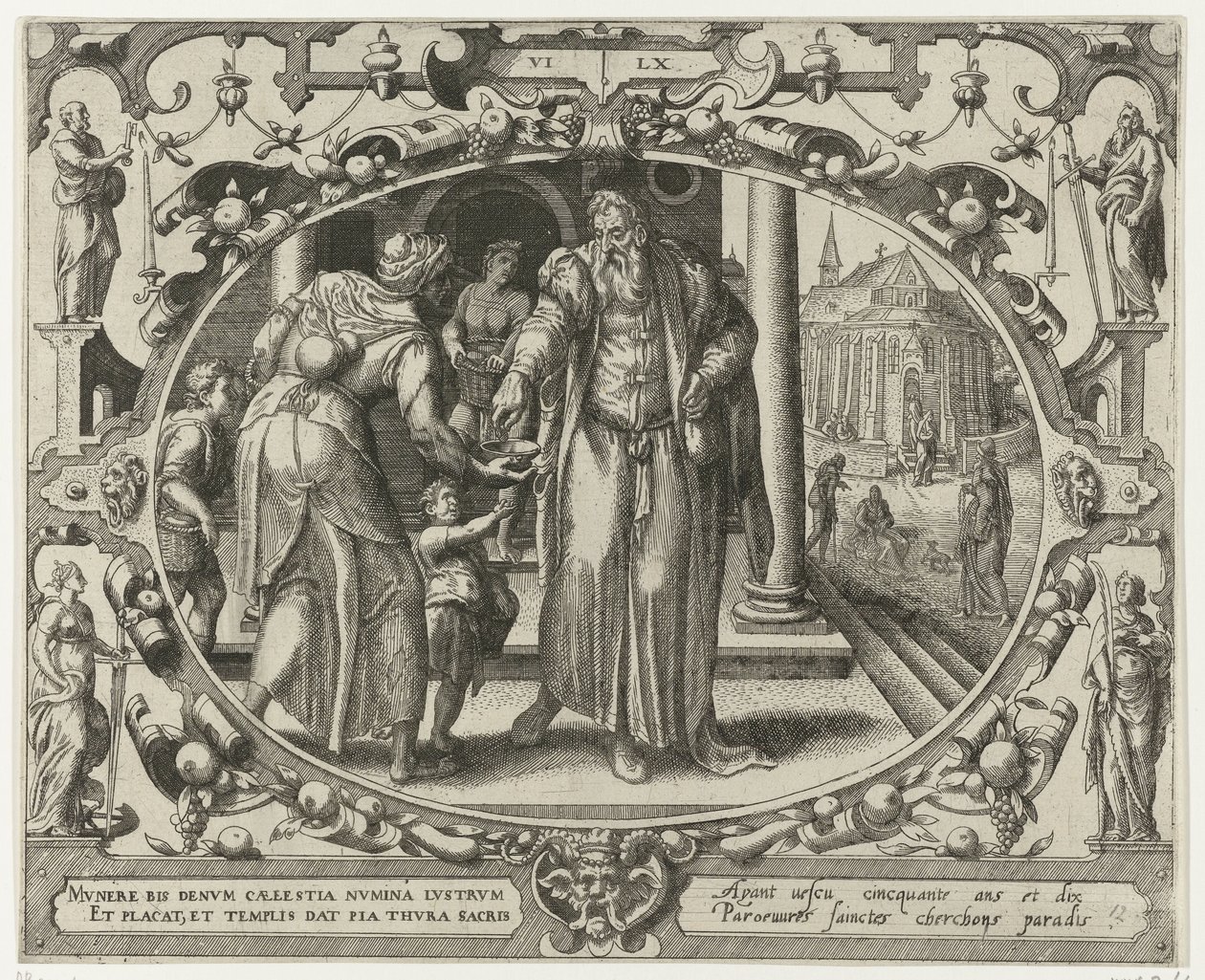 Hombre a la edad de sesenta Diez edades del hombre (título de la serie) de Gerard van Groeningen