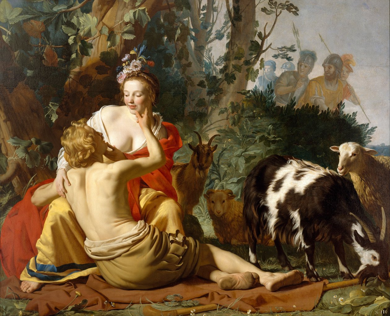 Granida and Daifilo de Gerard van Honthorst