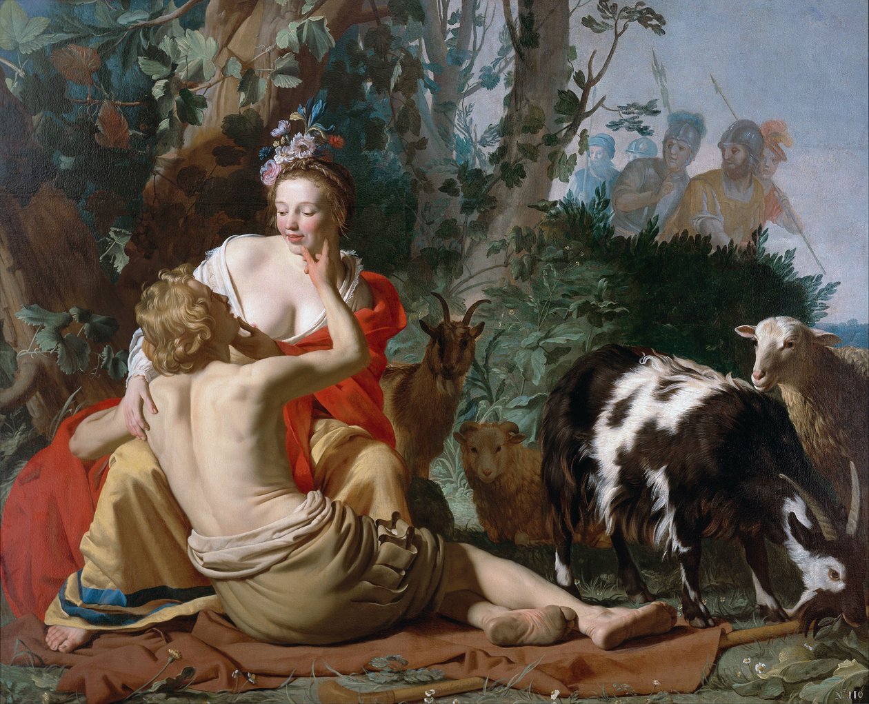 Granida and Daifilo de Gerard van Honthorst