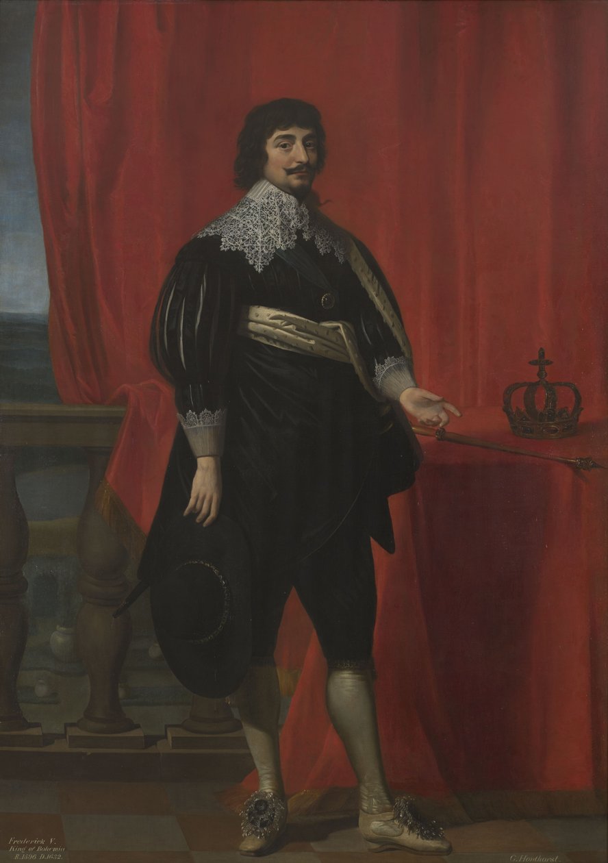 Retrato de Federico V, rey de Bohemia (1596-1632) de Gerard van Honthorst