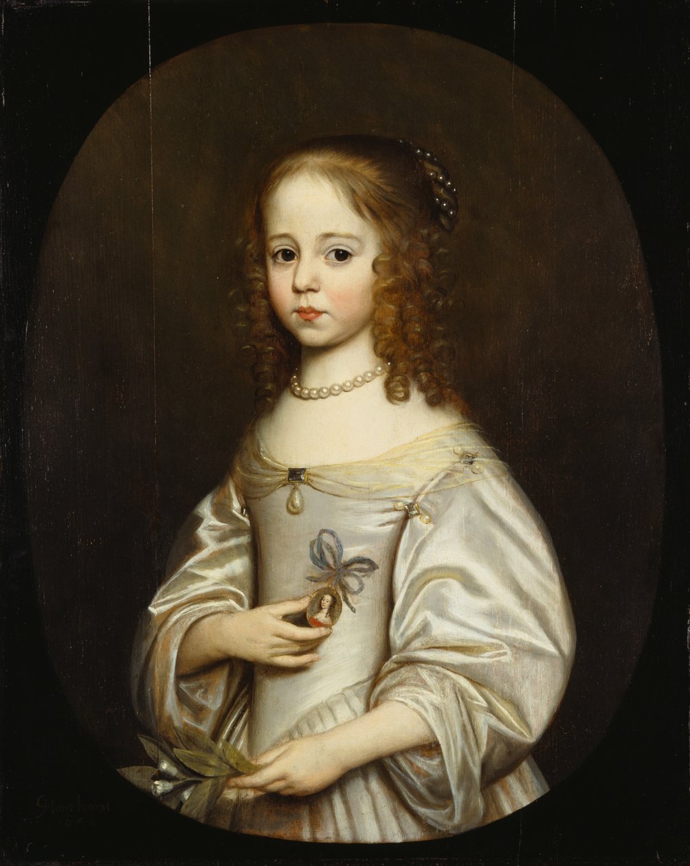 Princesa Maria de Oranien-Nassau (1642-1688) de Gerard van Honthorst