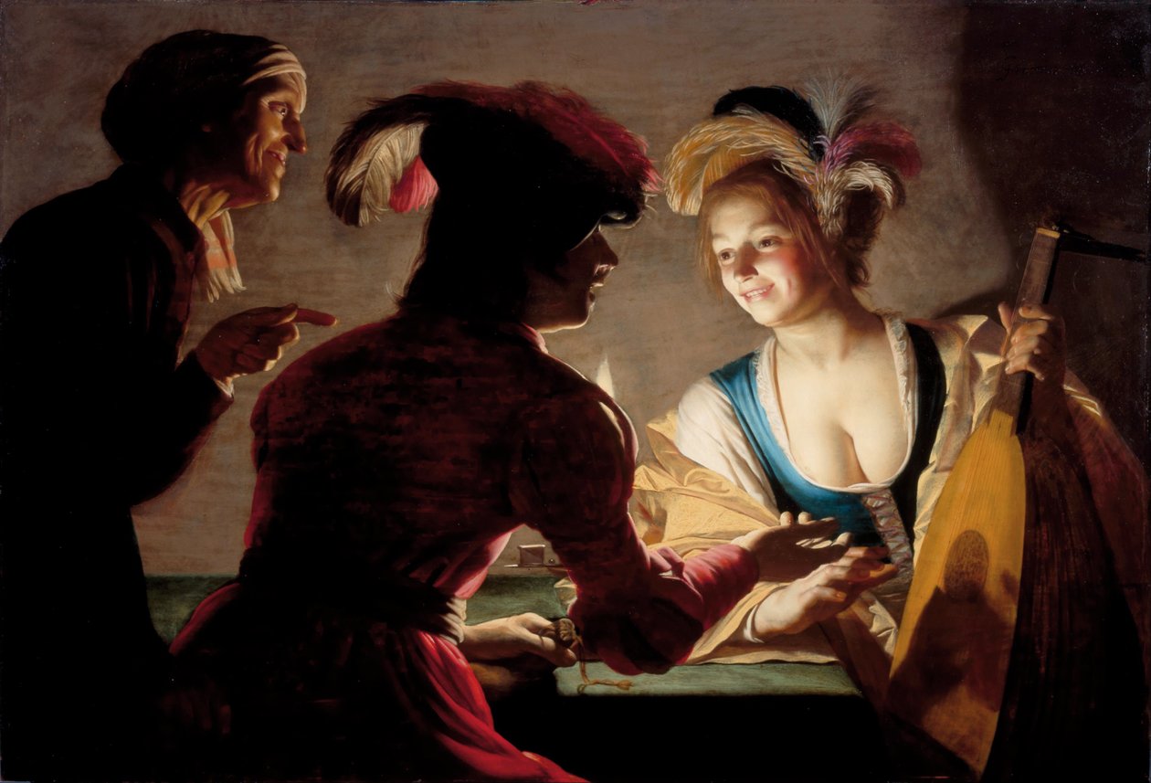 La alcahueta de Gerard van Honthorst
