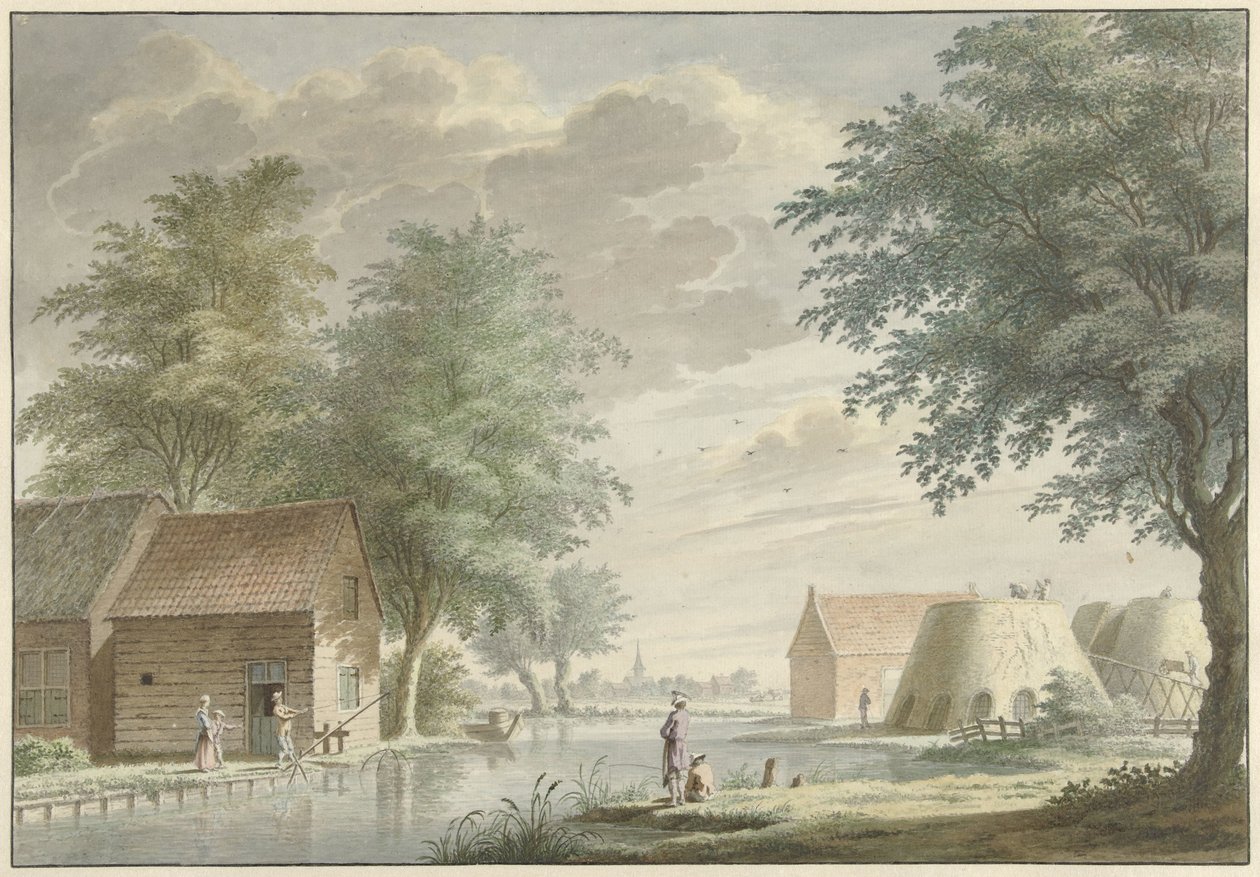 Hornos de cal en Hillegom de Gerard van Rossum