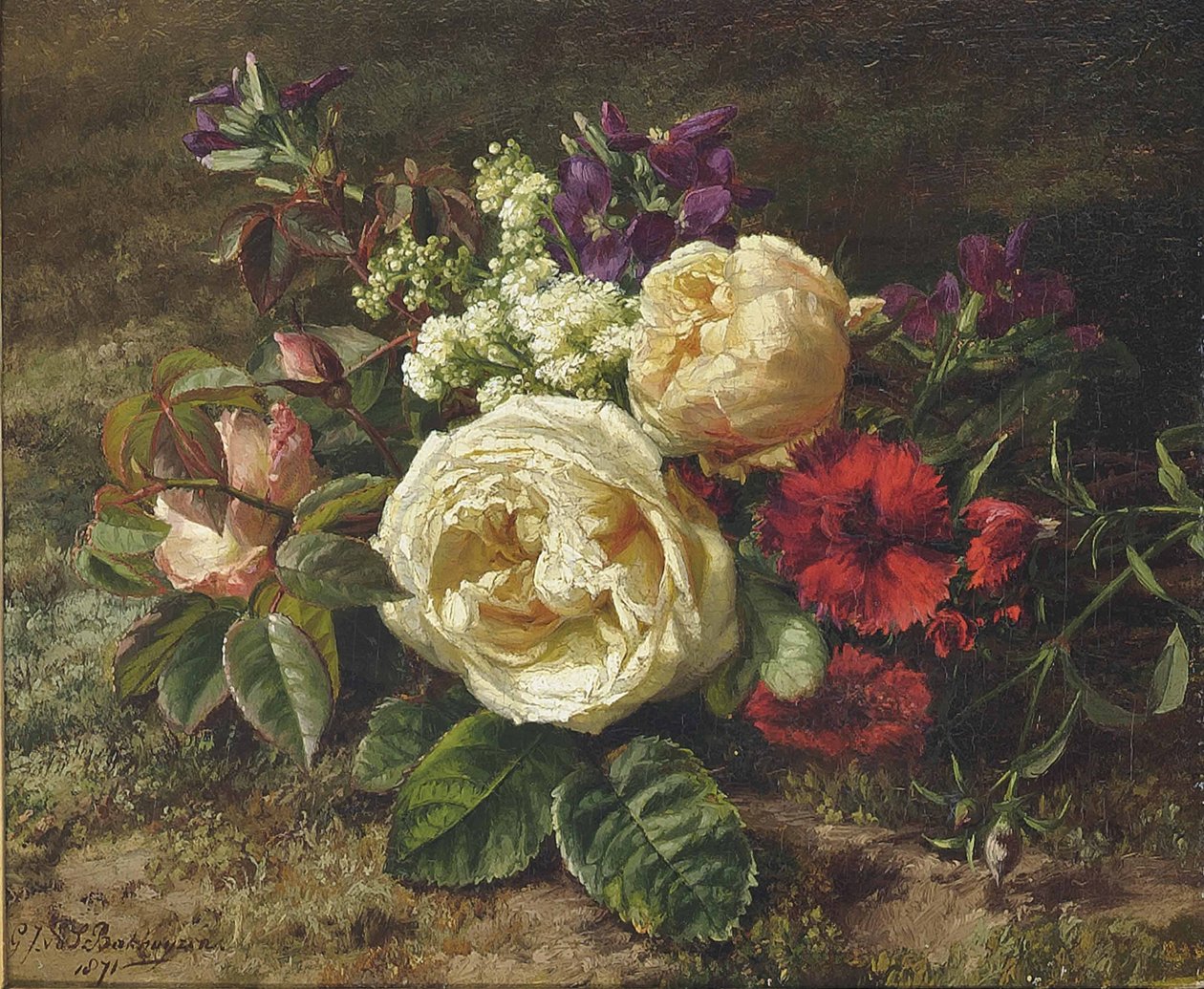 Un ramo de verano de Gerardina Jacoba van de Sande Bakhuyzen