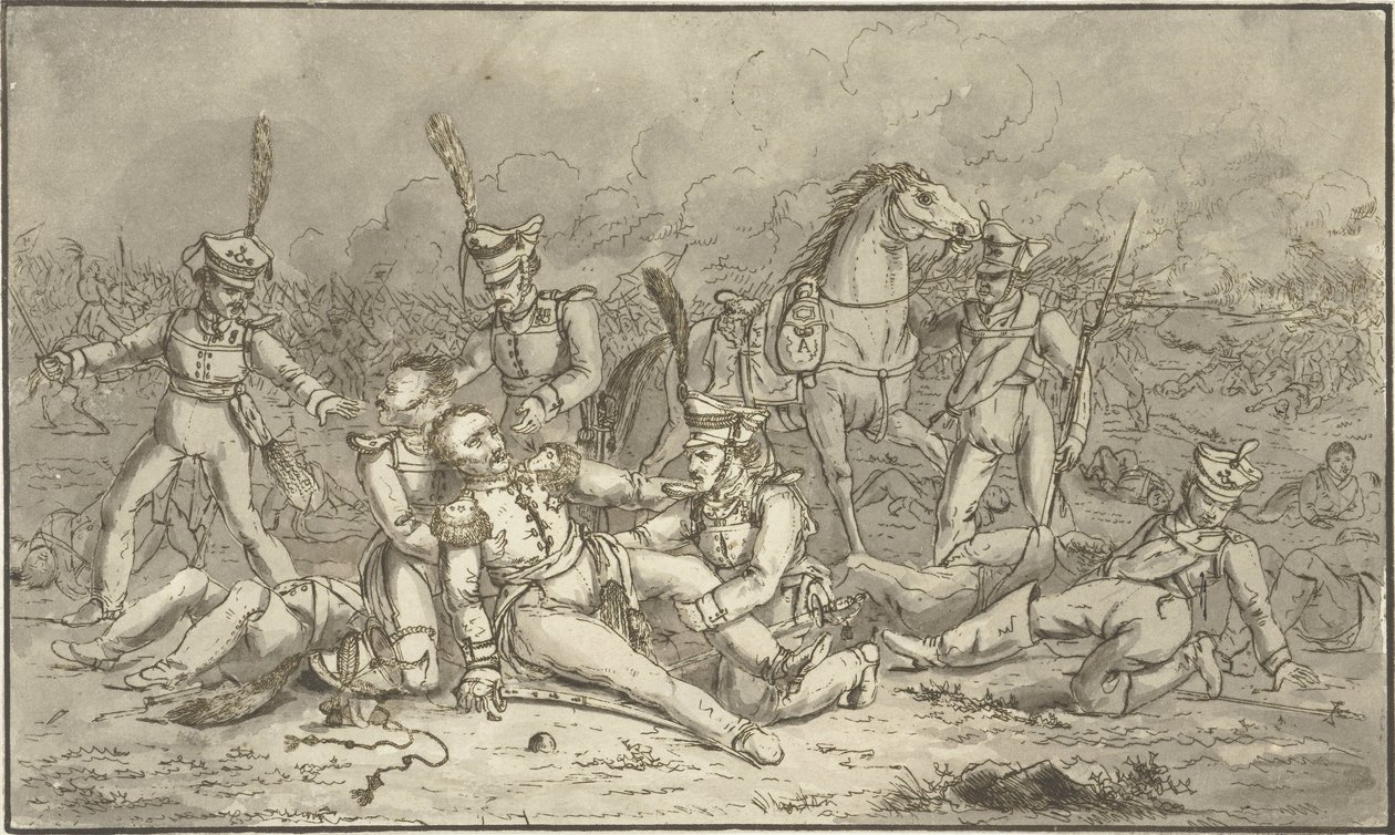 General caído La caída de un general ruso de Gerardus Emaus de Micault