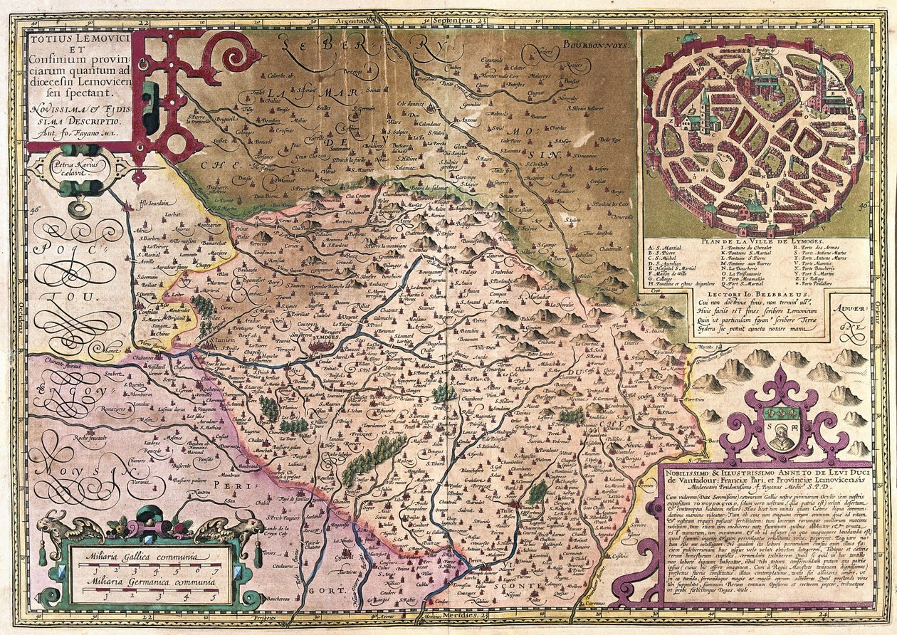 Limoges, Francia de Gerardus Mercator