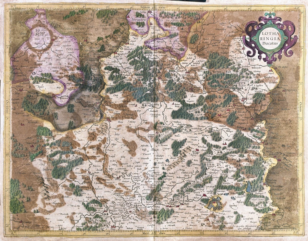 Lorena, Francia de Gerardus Mercator