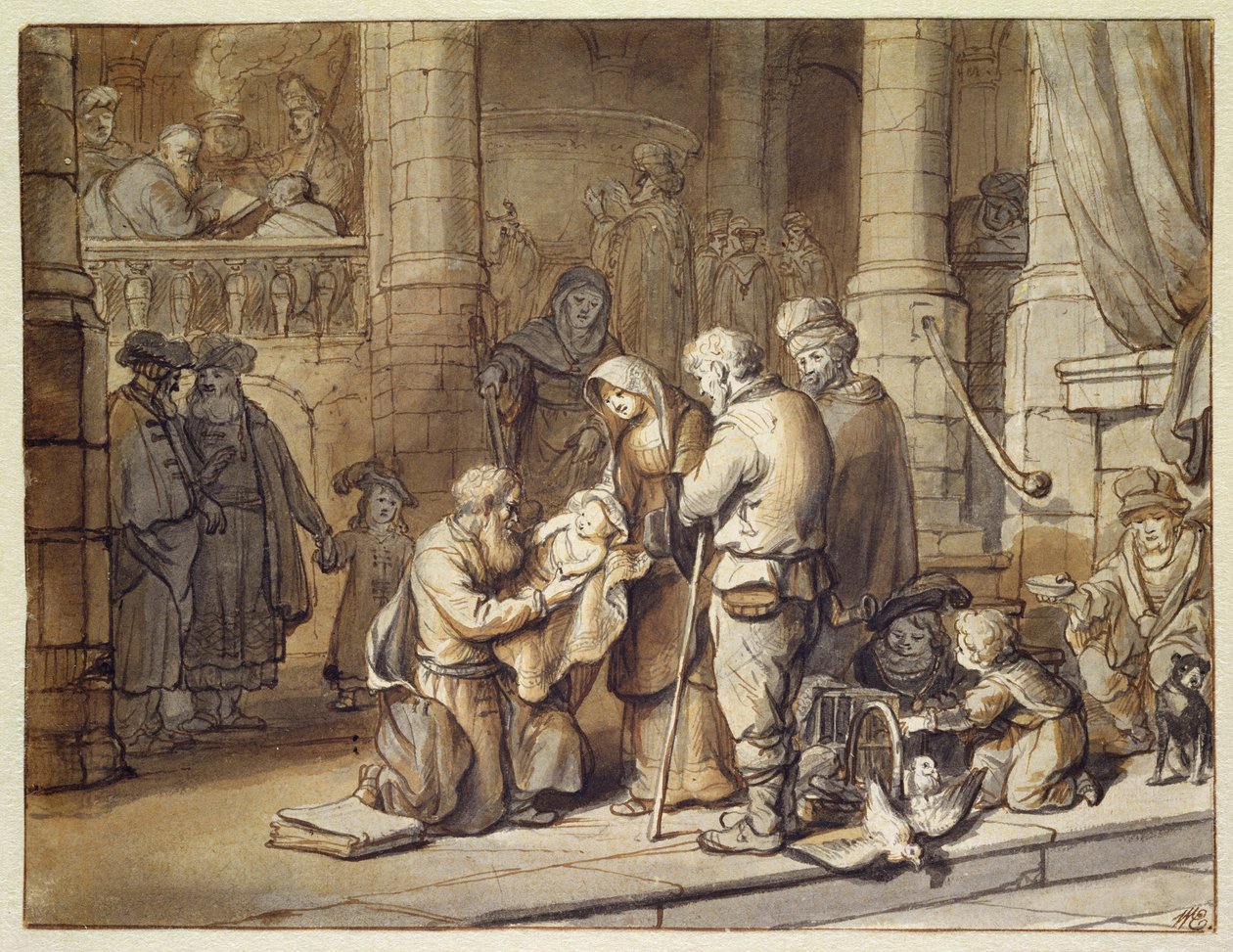 La presentación de Cristo en el templo de Gerbrand van den Eeckhout